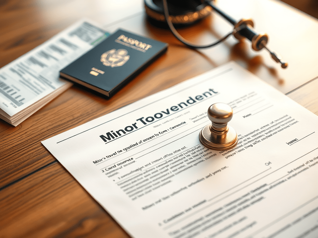 Notarize Minor Travel Consent Form in MA